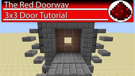 Outside, place a Redstone torch near the entrance which will operate as a key to opening the hidden door. . Minecraft redstone door